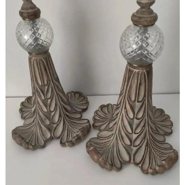 Brass Vintage John-Richard Floor Torchières - A Pair For Sale - Image 8 of 11