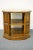 Wood High End Italian Neoclassical 26" Octagonal Tiered Accent End Table W. Bookmatched Top 43-5300 For Sale - Image 7 of 10
