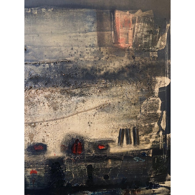 Ivan Freitas, Brazilian Modernist Abstract Oil Painting Latin American Expressionist Concreta, c.1960 For Sale - Image 14 of 15