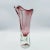 1970s Luxury handcrafted pink vase in Murano glass. Made in Italy. The item is in excellent condition Dimension: 7 x 4 x...