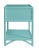 Not Yet Made - Made To Order Olympia One-Drawer Nightstand in Turquoise For Sale - Image 5 of 6