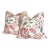 Brunschwig & Fils Aravali Floral Pillows in Rust and Olive For Sale