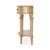 Halifax 34 in. W Demilune Wood 1 Drawer Console Table with Open Lower Shelf, Antique Beige For Sale In Chicago - Image 6 of 9