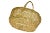 Gold Oval Wicker 12” Basket For Sale - Image 4 of 5
