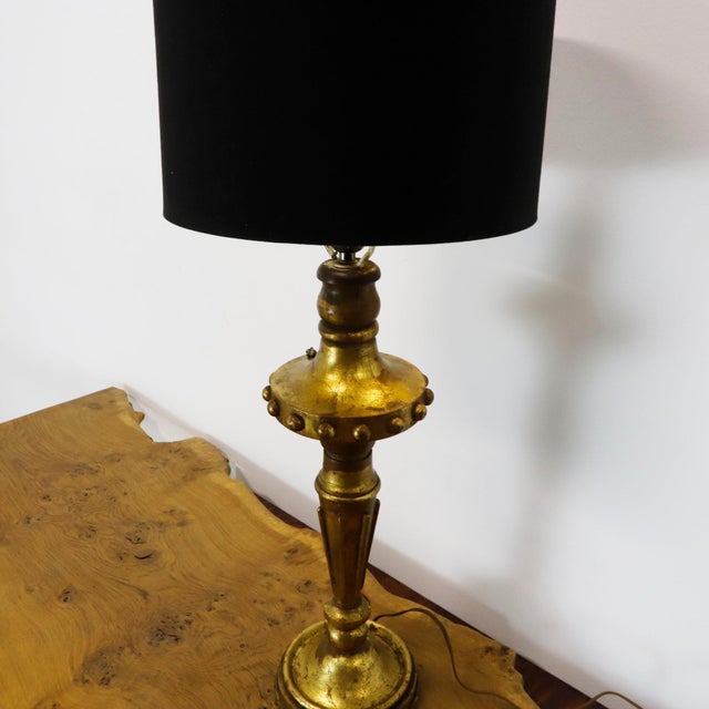 Gold 1960s Mexican Table Lamps - a Pair For Sale - Image 8 of 18