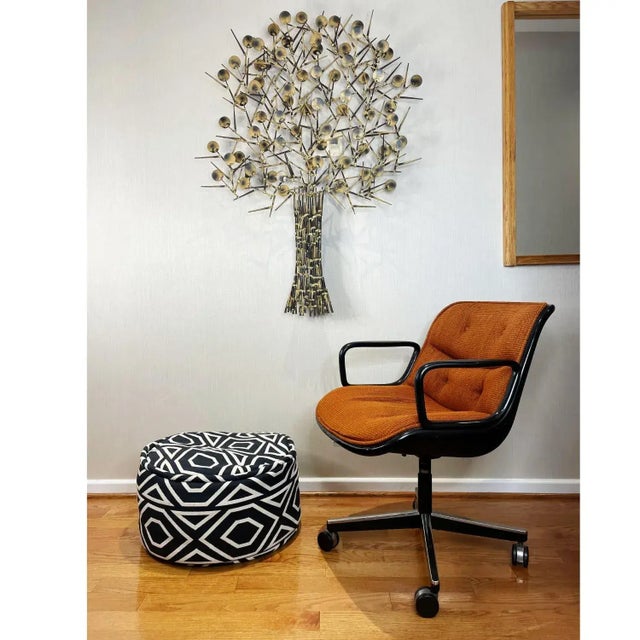 Mid-Century Modern Marc Weinstein Marc Creates Brutalist Torch Cut Metal Nail Tree Wall Sculpture For Sale - Image 3 of 11