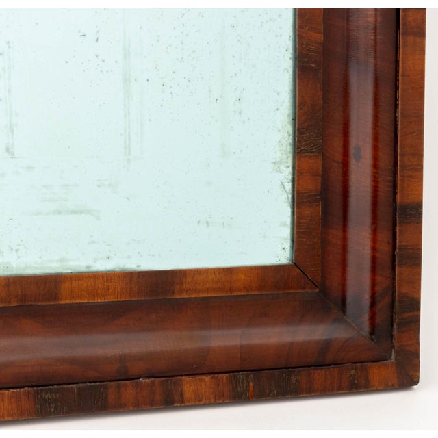 American American Flame Mahogany Framed Mirror, Circa 1900 For Sale - Image 3 of 7
