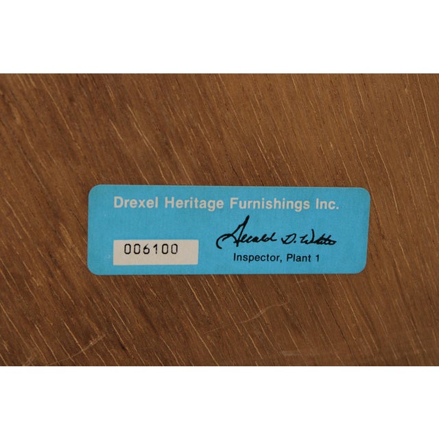 Drexel Heritage Heirlooms Collection Mahogany Wall Mirror For Sale - Image 13 of 14