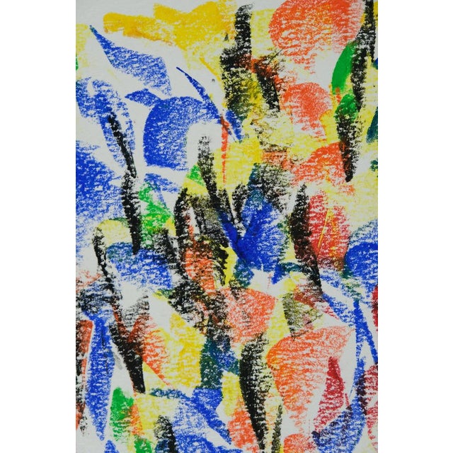 Françoise Galle, Abstract Composition, 1940, Pastel on Paper For Sale - Image 5 of 9
