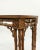 Traditional Vintage Faux-Bamboo Glass-Top Console Table For Sale - Image 3 of 4