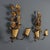 Antique Iron and Gilded Wood Wall Lamps, Italy, 19th Century, Set of 2 For Sale - Image 6 of 7