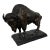 8" Luxury Bronze Bison Statue for Home Decor For Sale
