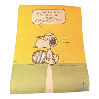 Snoopy Poster after Charles Schulz, 1950s For Sale
