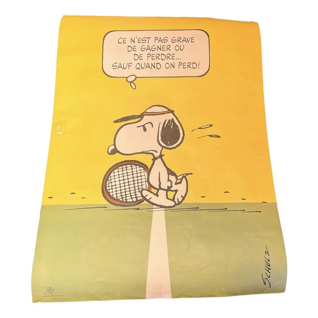 Snoopy Poster after Charles Schulz, 1950s For Sale