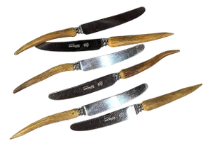 Stag Horn Handled Steak Knives- Set of Six