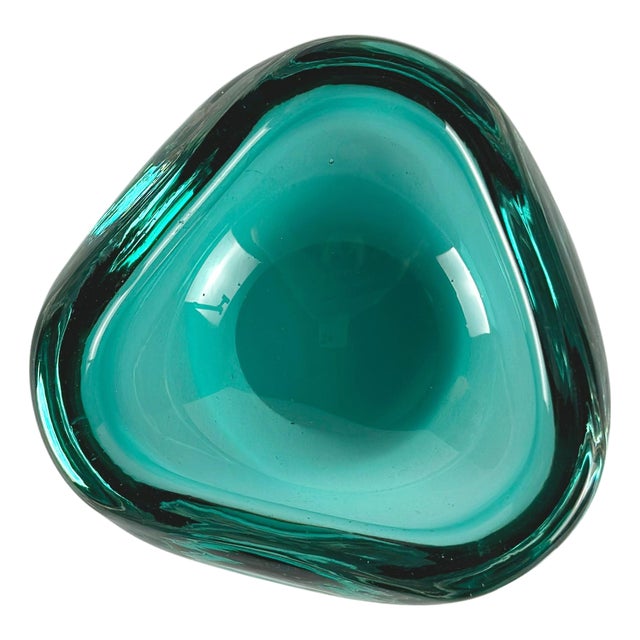 Small Mid-20th Century Murano Glass Geode Bowl from Archimede Seguso, Italy, 1960s For Sale