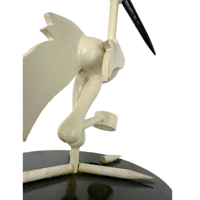 Mid 20th Century Vintage the Stork Club Nyc Nightclub Tabletop Wood Centerpiece Display For Sale - Image 5 of 12