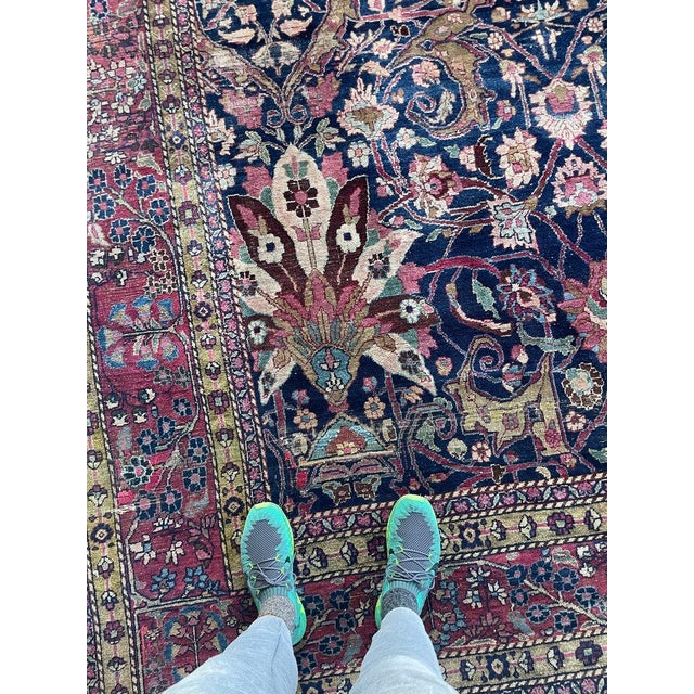 Decorative Antique Northeast Khorassan-Mashad Palmettes Rug 8.6 x 11 For Sale - Image 17 of 18