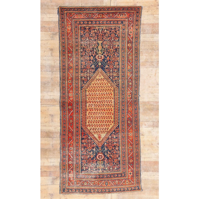 Late 19th Century Persian Malayer Rug Runner, 04'02 X 09'08 For Sale - Image 10 of 10