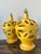 Ceramic Vintage Glazed Ceramic Cutout Lamps - A Pair For Sale - Image 7 of 12