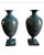 Pair of Interior Concepts Hand-Painted Metal Vases For Sale - Image 10 of 10