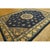 Late 19th Century 1890s Blue Oriental Floral Sprays Medallion Antique Chinese Peking Room Size Rug For Sale - Image 5 of 10