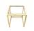 Postmodern Nesting Tables in Brass, Glass and Steel, 1970s, Set of 3 For Sale - Image 9 of 12