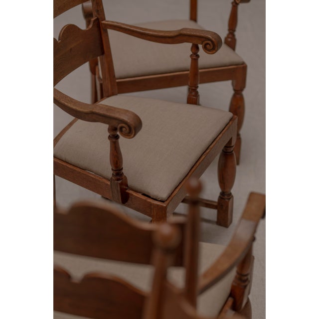Mid-Century French Dining Chairs after Charles Dudouyt, 1950s, Set of 4 For Sale - Image 14 of 18