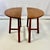Mid-Century Modern 1940s Vintage Danish Brutalist Folk Art Boho Chic Half Moon Teak Side Tables - A Pair For Sale - Image 3 of 15