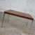 Florence Knoll Mid Century Modern Chrome & Walnut End or Coffee Table in the Style of Florence Knoll For Sale - Image 4 of 13