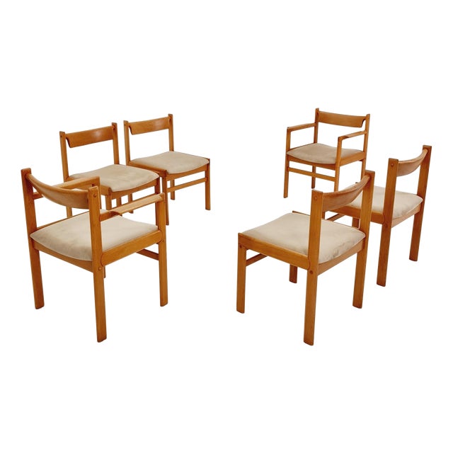 Danish Oak Dining Chairs by H. W. Klein for Bramin, 1960s, Set of 6 For Sale
