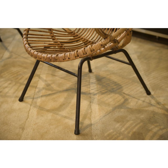 Mid-Century Rattan Armchairs, 1960s, Set of 2 For Sale - Image 10 of 12