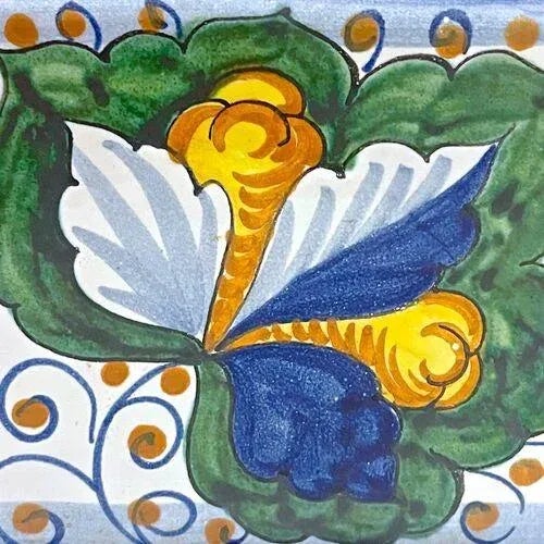 Deruta Vintage Deruta Style Italian Ceramic Cachepot For Sale - Image 4 of 7