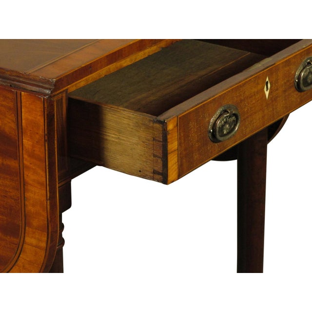 Brown 19th-C. English Pembroke Table For Sale - Image 8 of 12