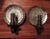 American Vintage Colonial Revival Round Mirrored Tole Tin Sconces - A Pair For Sale - Image 3 of 9