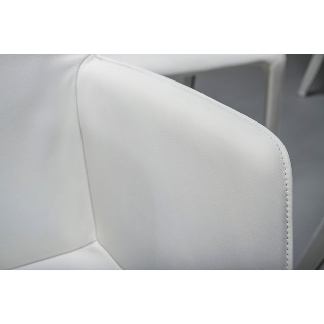 Gio Dining Chairs in Ecru Leather by Walter Knoll, Germany, 2000s, Set of 8 For Sale - Image 9 of 18