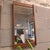Vintage Mirror in Teak Frame For Sale - Image 3 of 4