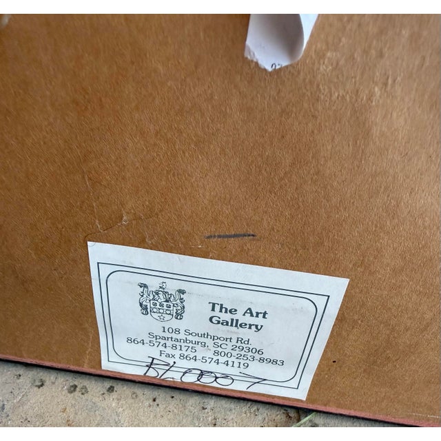 1980s Michael Young Eight Ball Pool Room Lithograph Robin Morris Signed 113/500 For Sale In Atlanta - Image 6 of 8