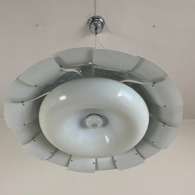 White Pendant Lamp from Tronconi, Italy, 1970s For Sale - Image 16 of 18