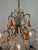 Gold-Plated Metal and Murano Glass Chandelier, 1940s For Sale - Image 17 of 18
