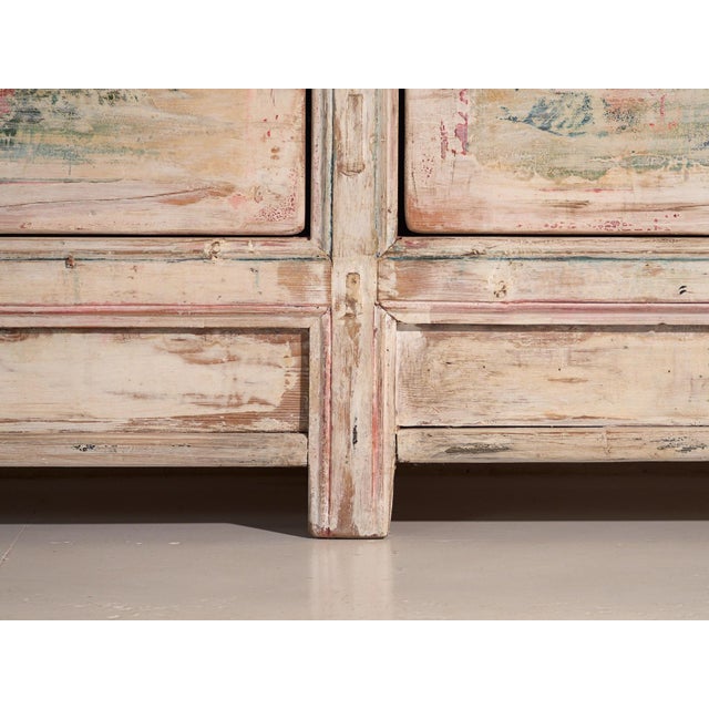 Antique White Wooden Sideboard, 1870s For Sale - Image 10 of 13