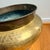 Late 19th Century Antique Hand-Hammered Brass Vessel / Planter With Aged Patina For Sale - Image 5 of 9