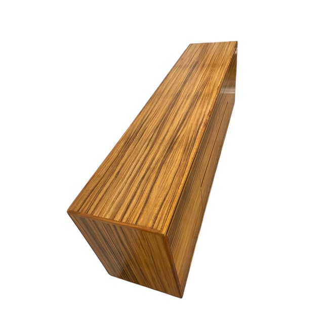Mid Century Modern Style Credenza 2 Door 4 Drawer Tv Cabinet For Sale - Image 4 of 8