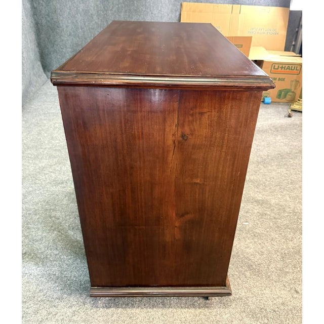 Wood 18th Century Solid Mahogany 5-Drawer Chest For Sale - Image 7 of 13