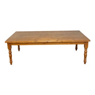 Pine Wood Dining Table For Sale