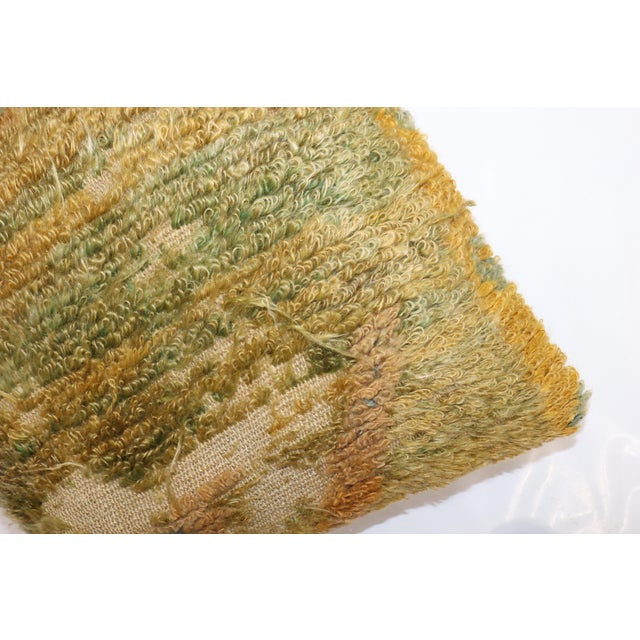 Turkish Tulu Shag Rug Pillow For Sale - Image 4 of 6