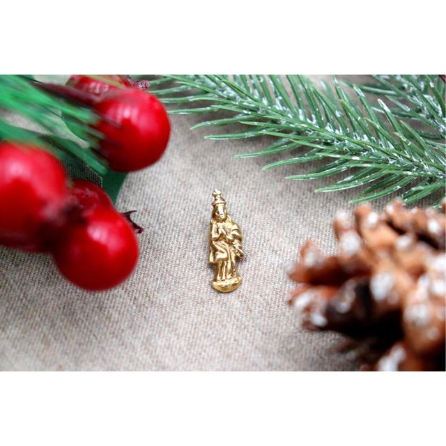 Gold Our Lady of the Immaculate Conception Pendant For Sale - Image 6 of 6