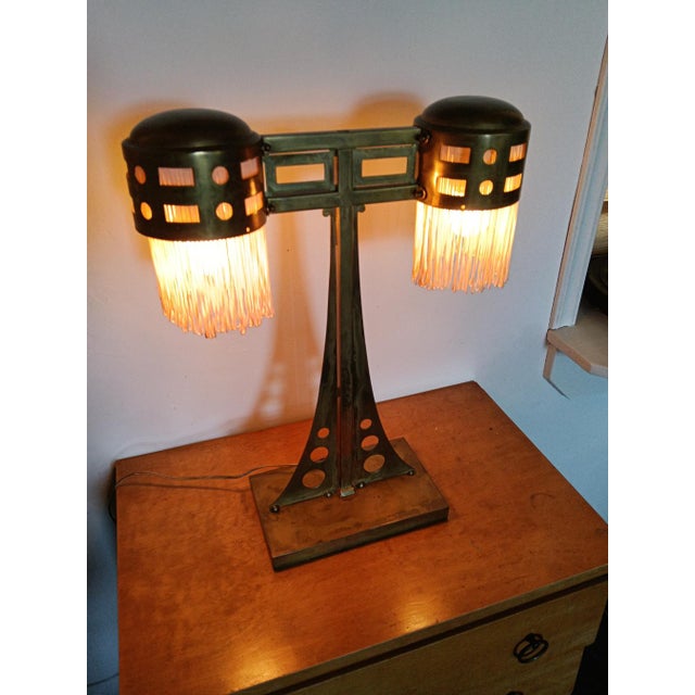 Modern Berlage Table Lamp by Hendrik Petrus, 1890s For Sale - Image 3 of 15