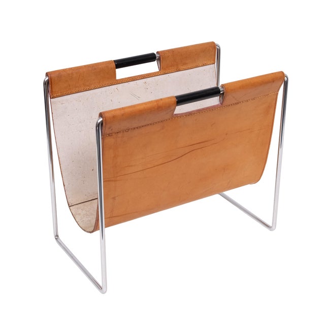 Cognac Magazine Holder by Brabantia, Netherlands, 1960 For Sale - Image 9 of 9