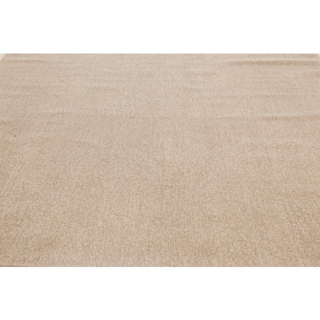 Early 21st Century Modern Brown Flat Weave Wool Rug by Doris Leslie Blau For Sale - Image 5 of 7